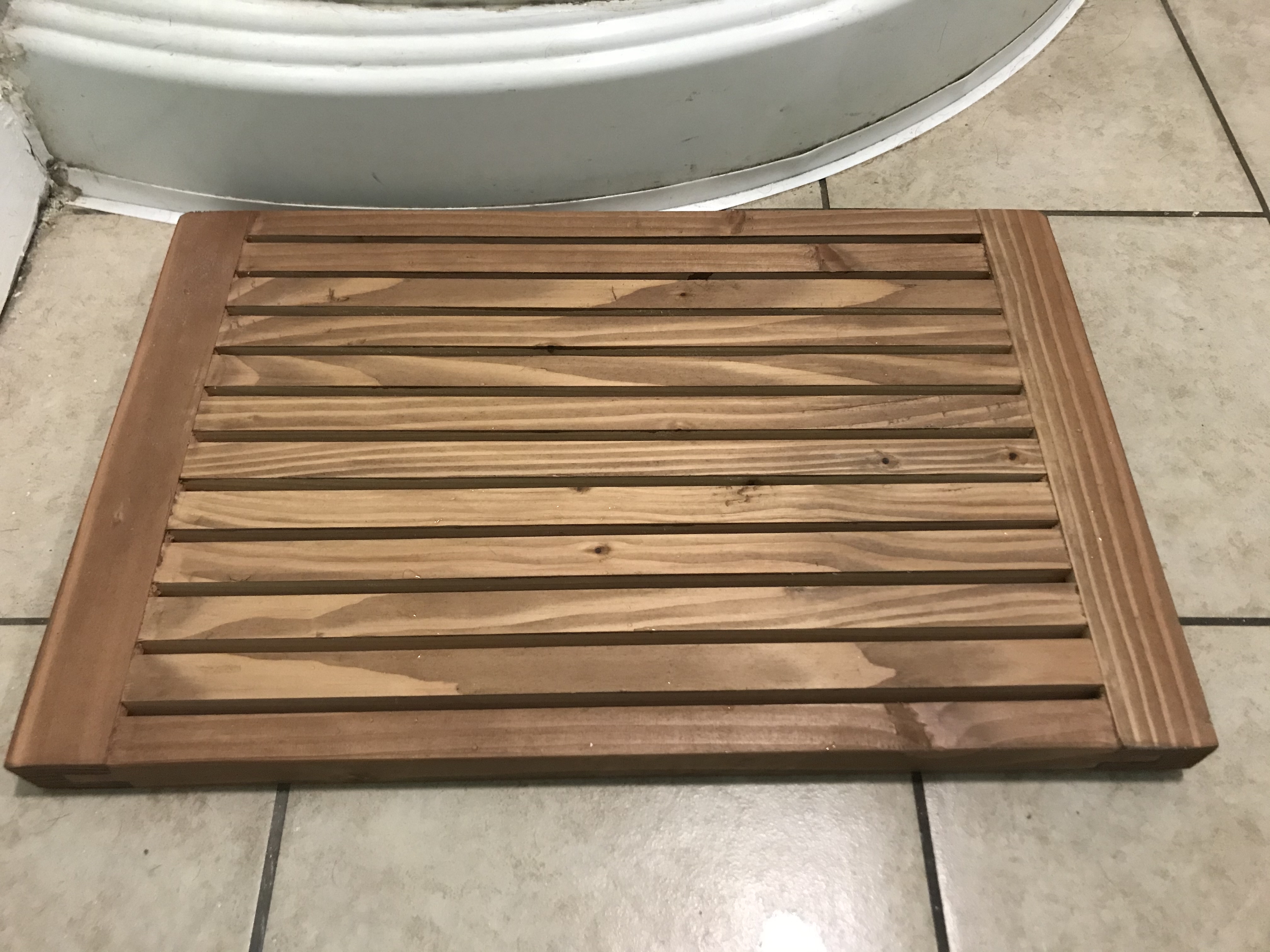 Finished bathmat