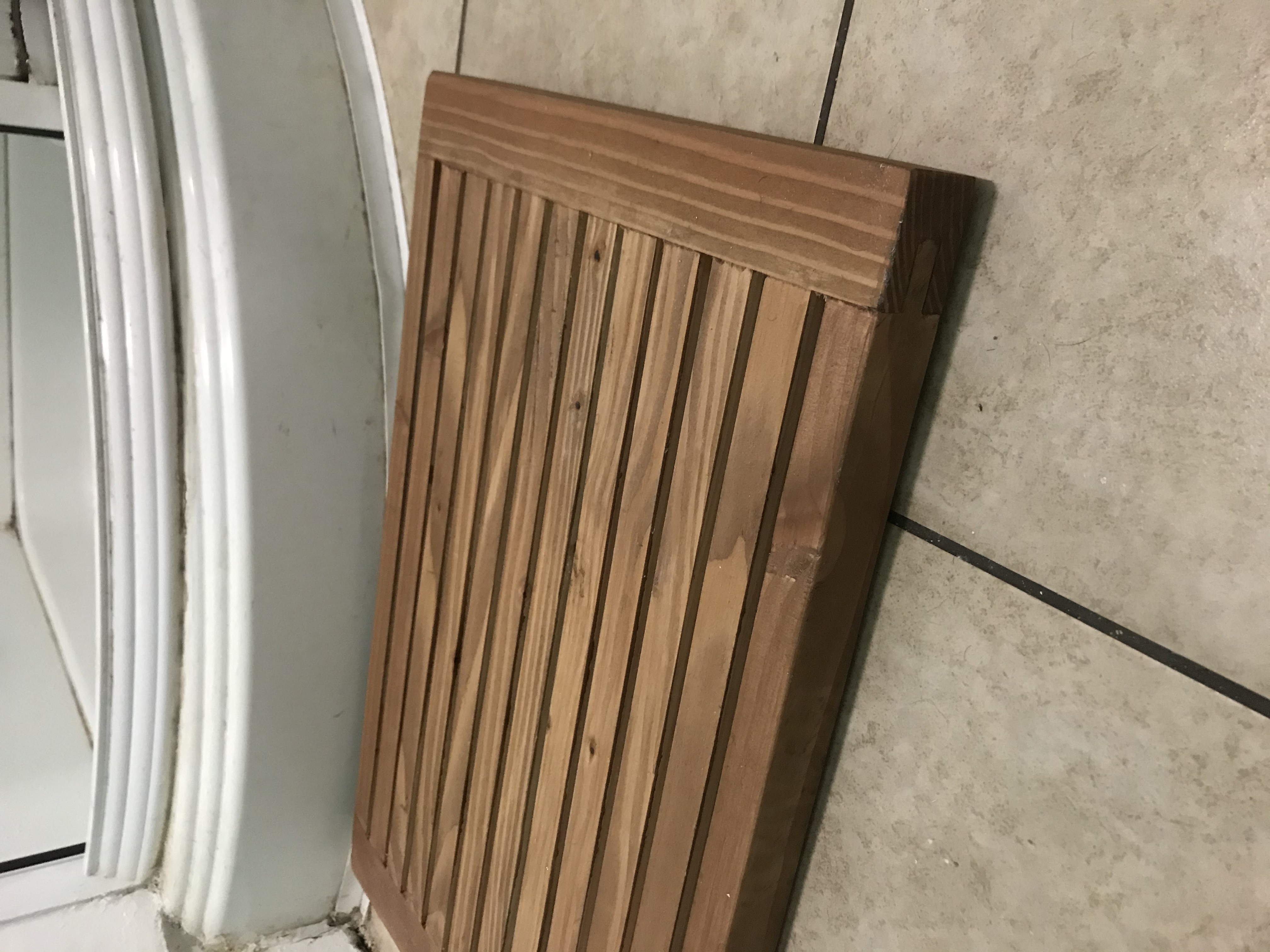 Finished bathmat